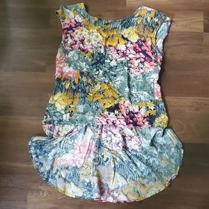 Open back high low top size small